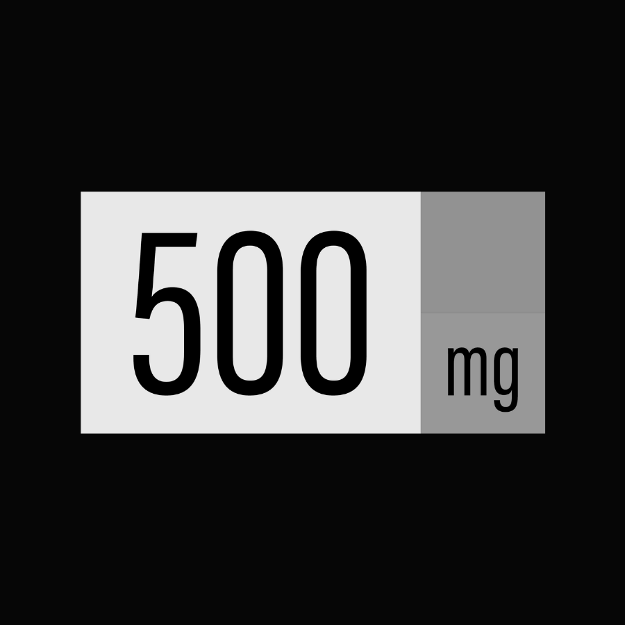 500mg