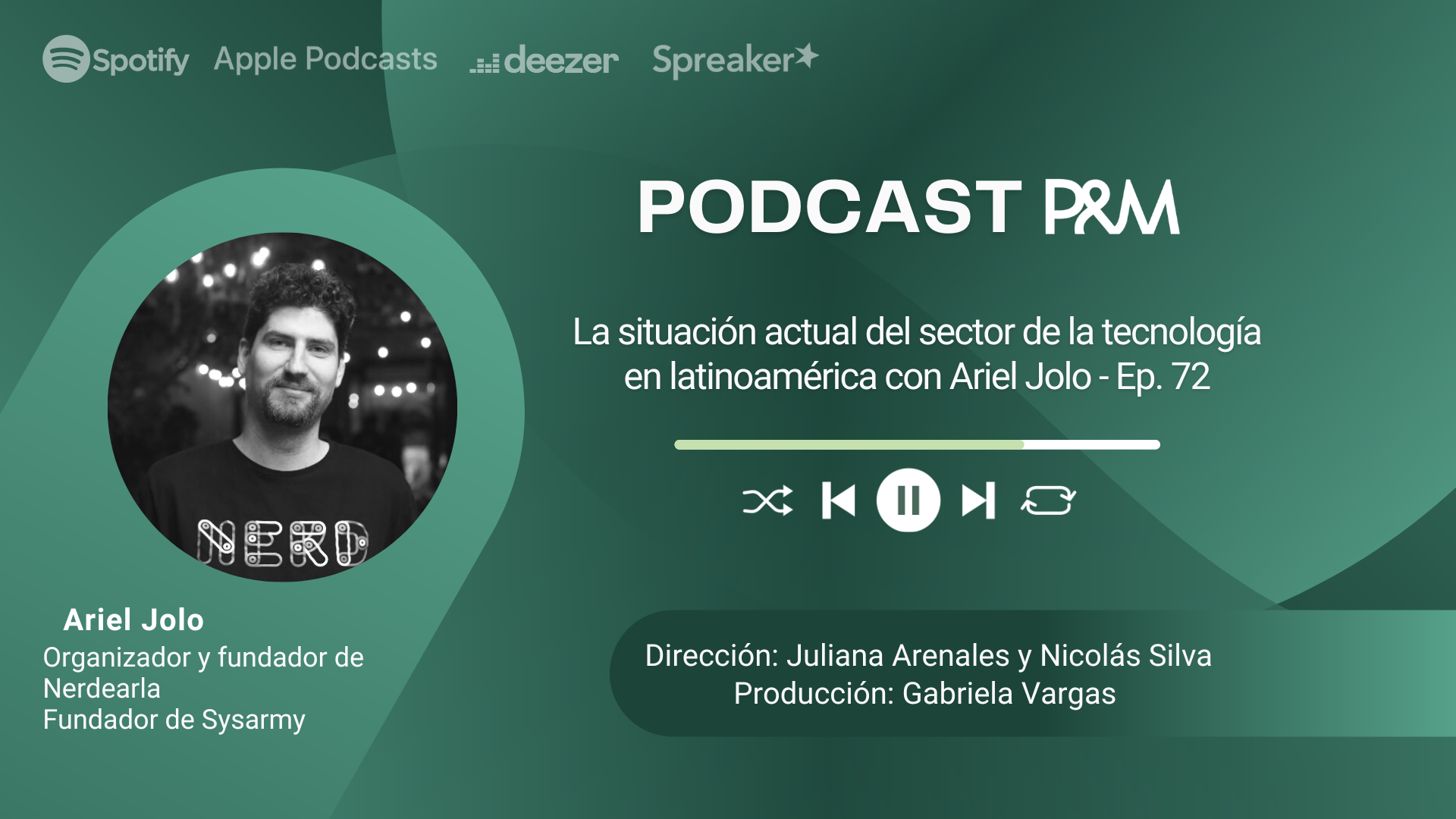 Podcast: La situación actual del sector de la tecnología en latinoamérica con Ariel Jolo - Ep. 72
