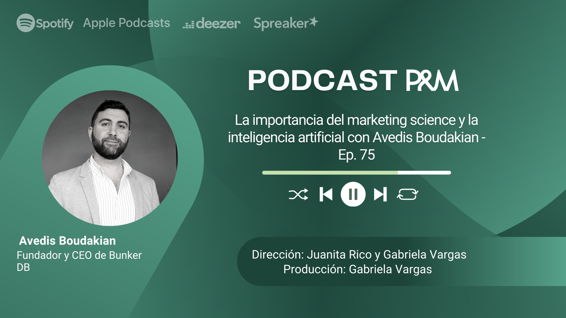 Podcast: la importancia del marketing science y la inteligencia artificial con Avedis Boudakian - Ep. 75