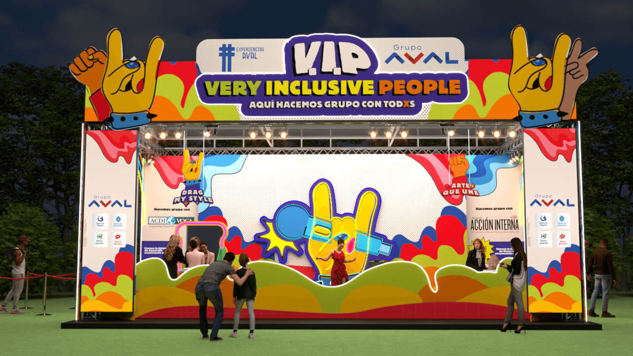 Grupo Aval presenta en el FEP 2023 el espacio VIP “Very Inclusive People”