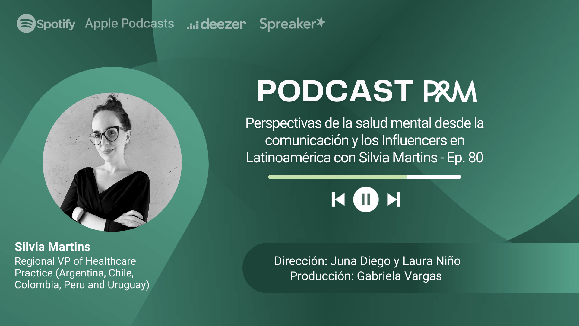 Podcast: Perspectivas de la salud mental desde la comunicación y los Influencers en Latinoamérica con Silvia Martins - Ep. 80