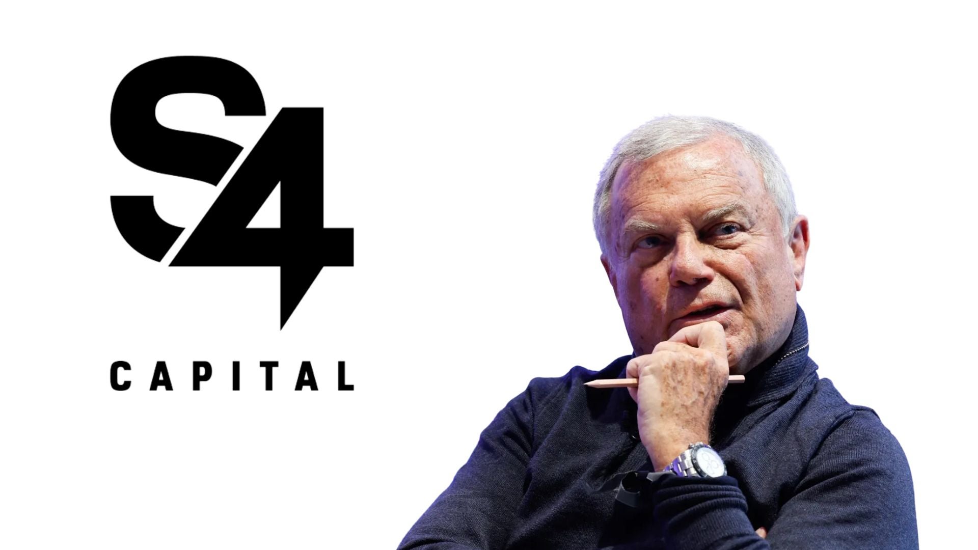 s24 a la izquierda e imagen de martin sorrell a la derecha