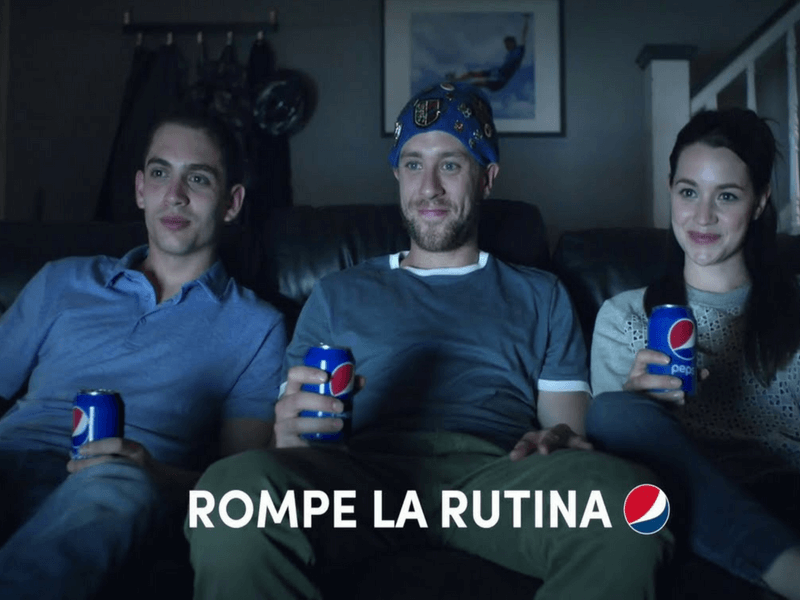 Pepsi rompe la rutina