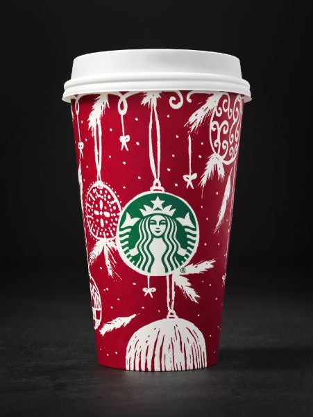 Starbucks presenta nuevos diseños navideños en sus vasos