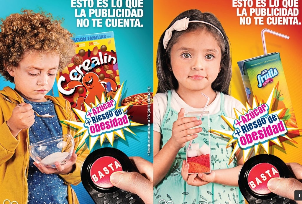 “No comas mas mentiras”.