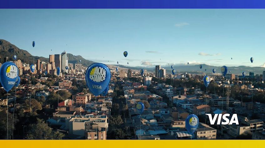 Aquí estamos: Visa