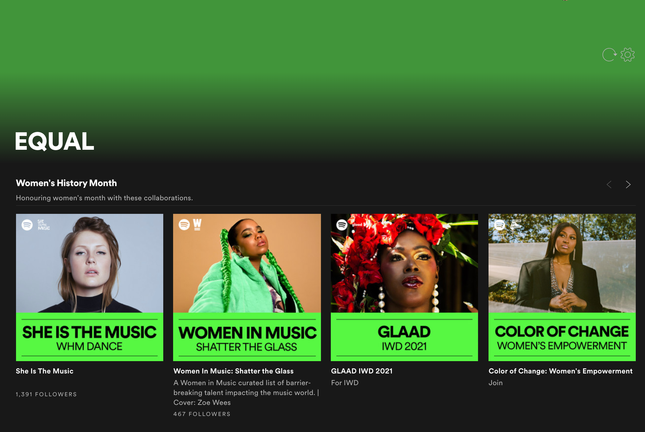 Campaña Spotify Equal 2