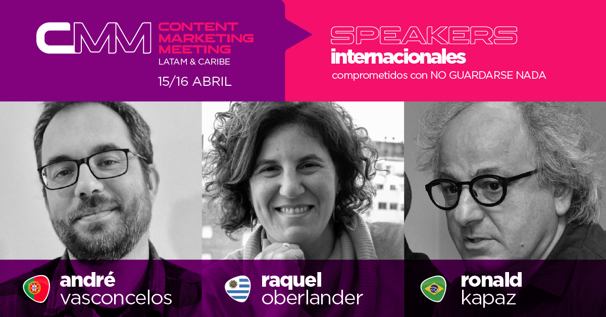 Conferencistas Content Marketing Meeting