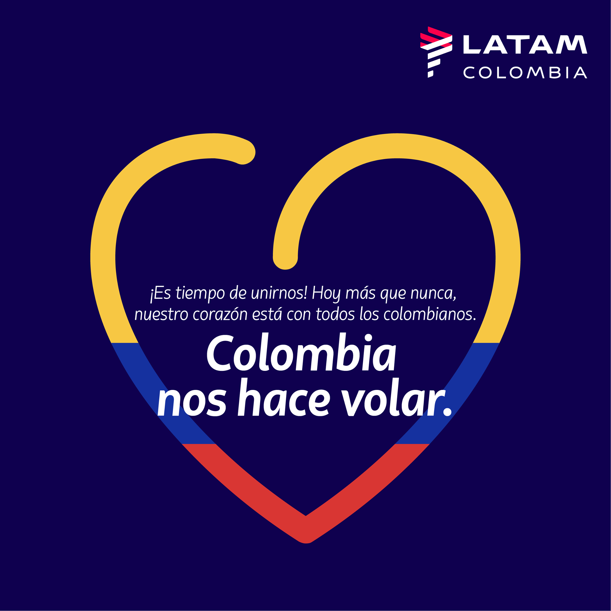 Colombia nos hace volar: Latam Airlaines