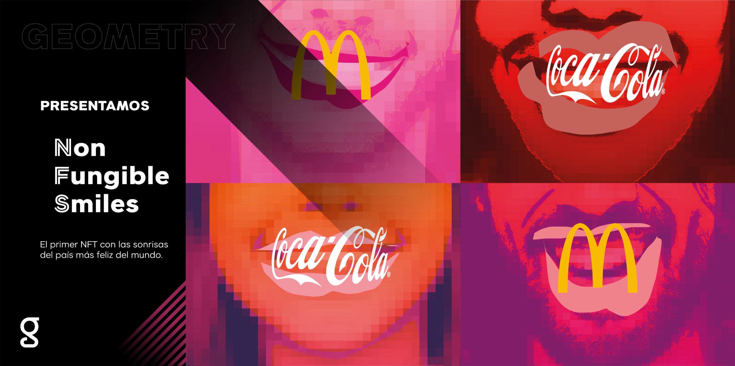 Coca-cola Mcdonald's Geometry NFT
