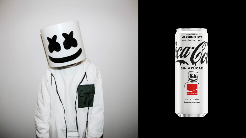 Nuevo sabor de Coca-Cola con el artista Marshmello - Mercadeo | Revista P&M