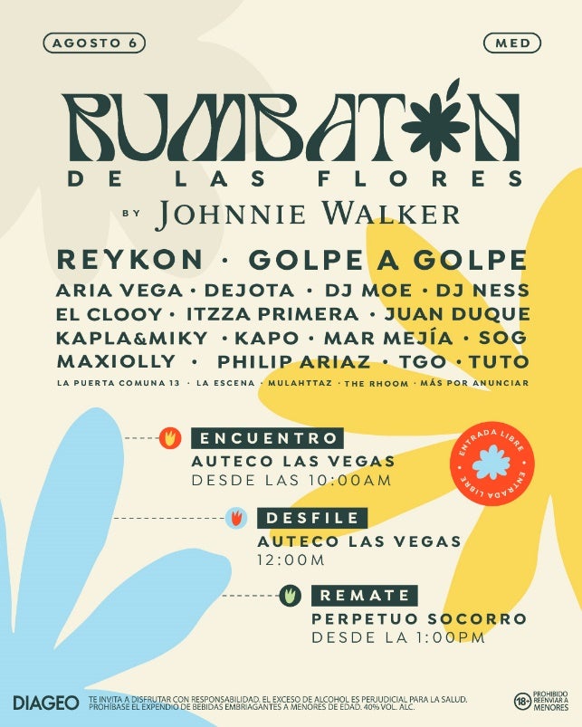 rumbaton las flores johnnie walker